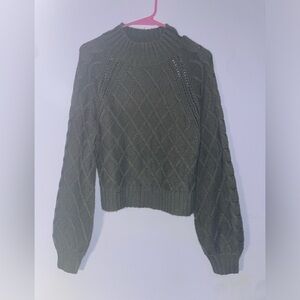 Green Turtle Neck Sweater!
